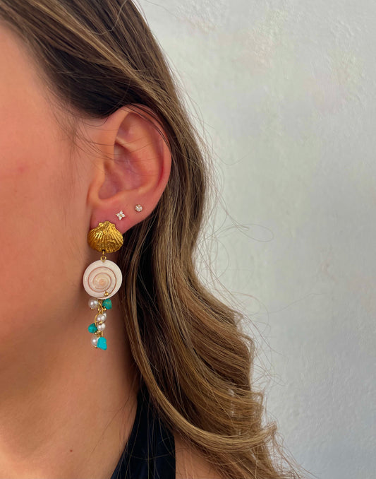 Boucles d’oreilles Coquillage