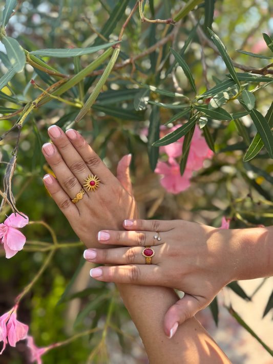 Bague Soleil Carmin