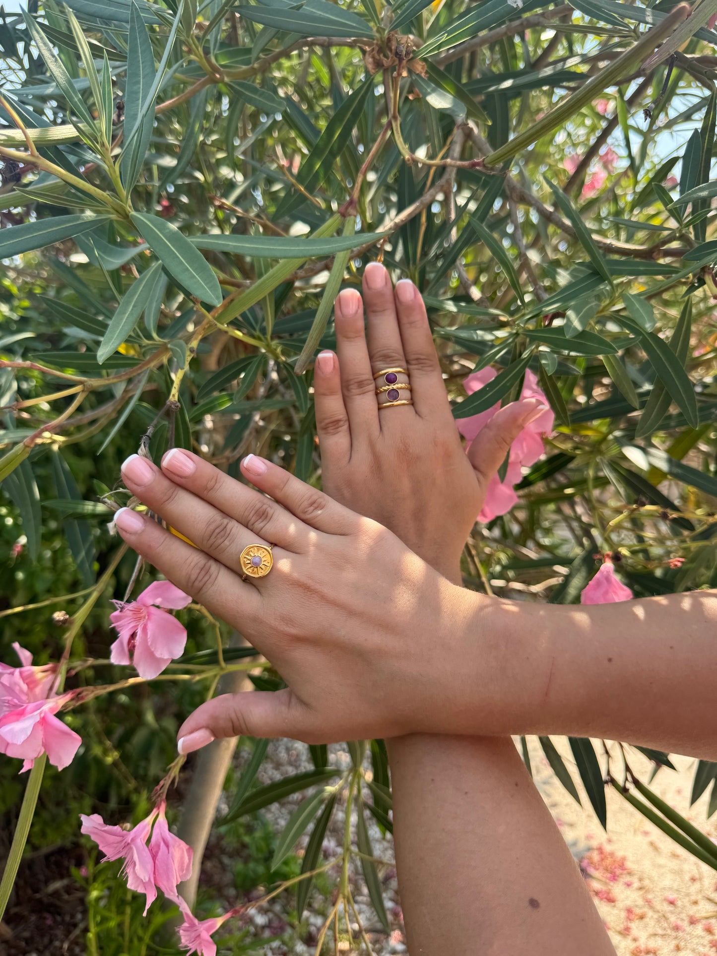 Bague Jumelée Pourpre