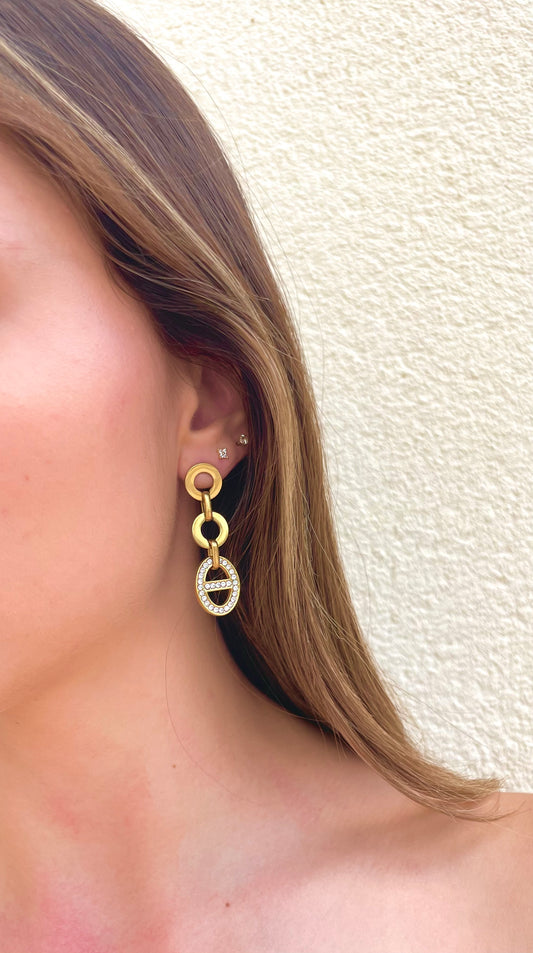 Boucles d’oreilles Éclat Doré