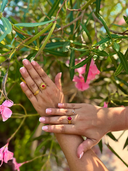 Bague Éclat Rouge