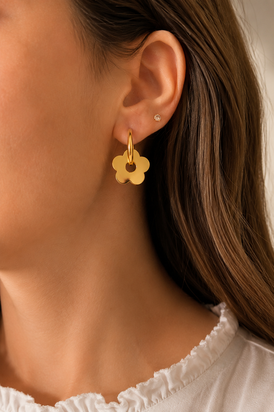Boucles d’oreilles fleurs