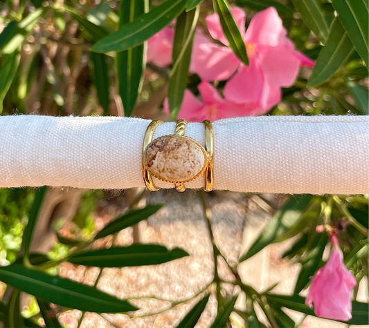 Bague Ovale Graphique