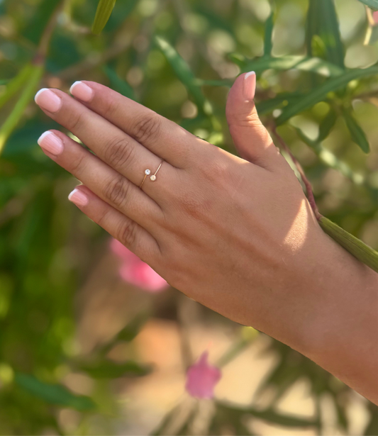 Bague Duo Neige