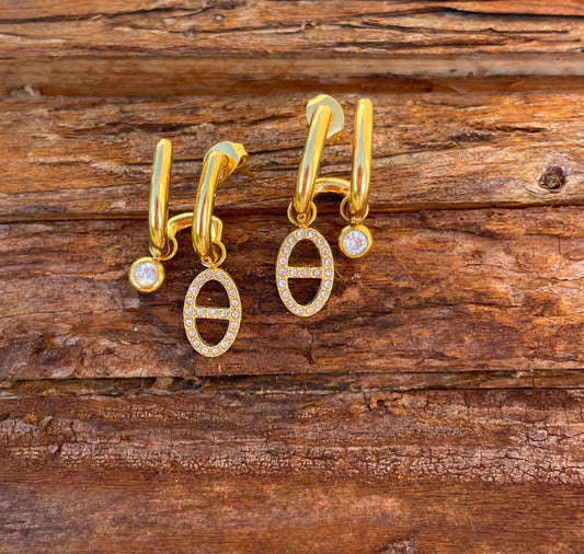 Boucles d’oreilles Duo Précieux