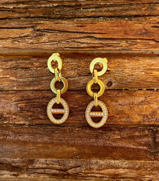 Boucles d’oreilles Éclat Doré