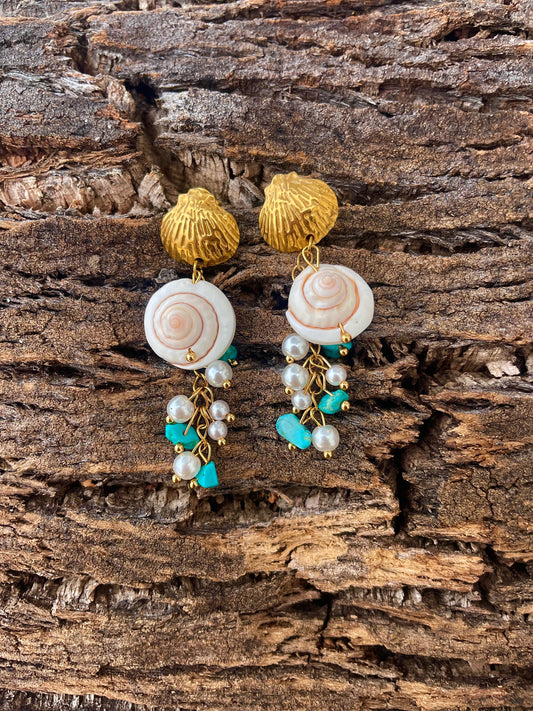Boucles d’oreilles Coquillage