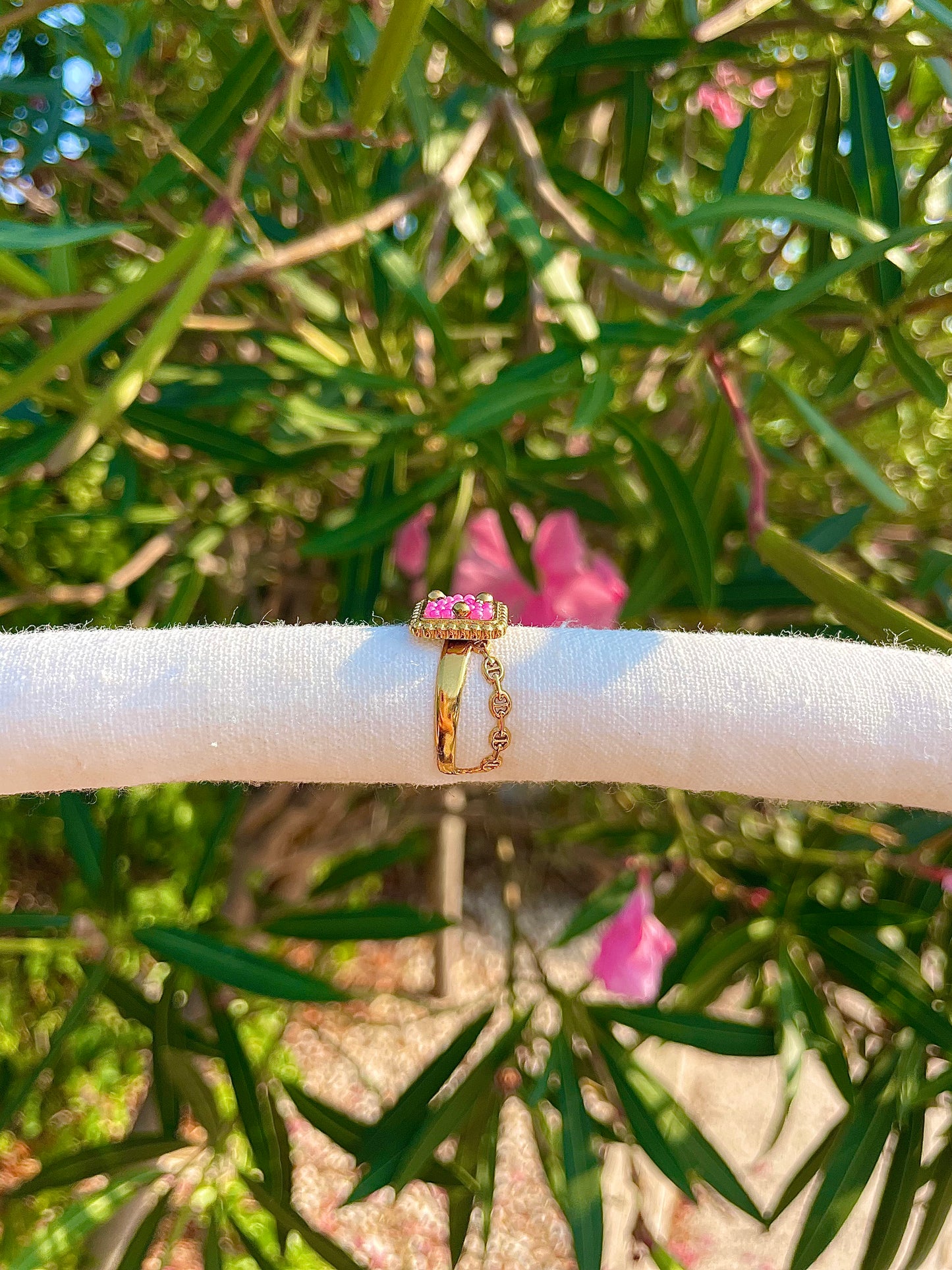 Bague Cube Rosé