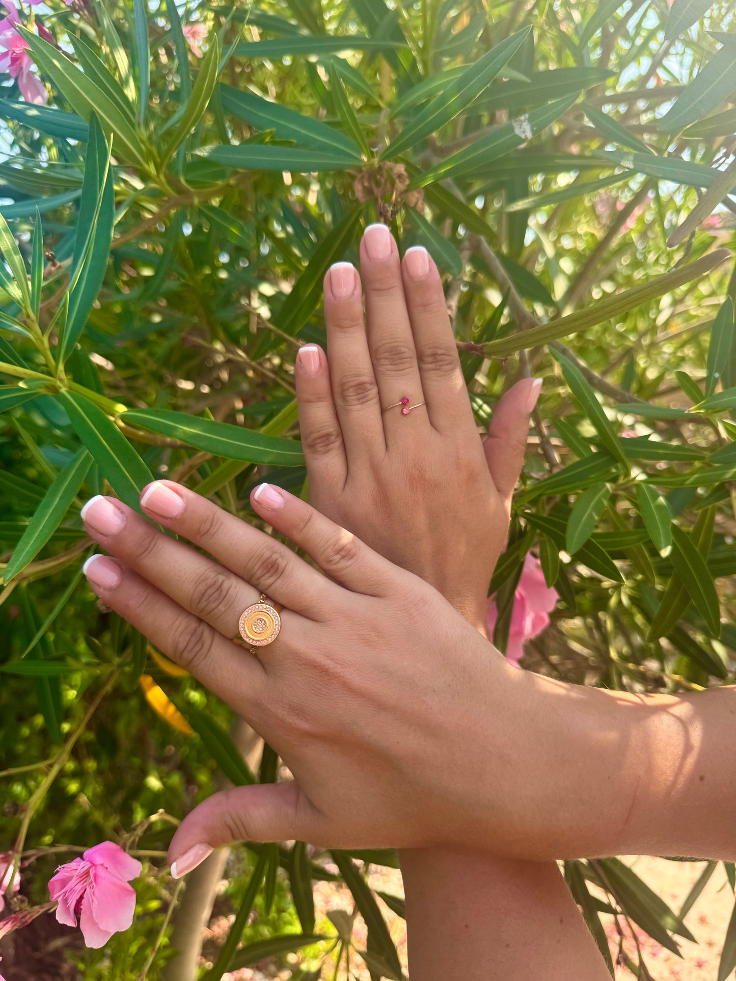 Bague Duo Rose