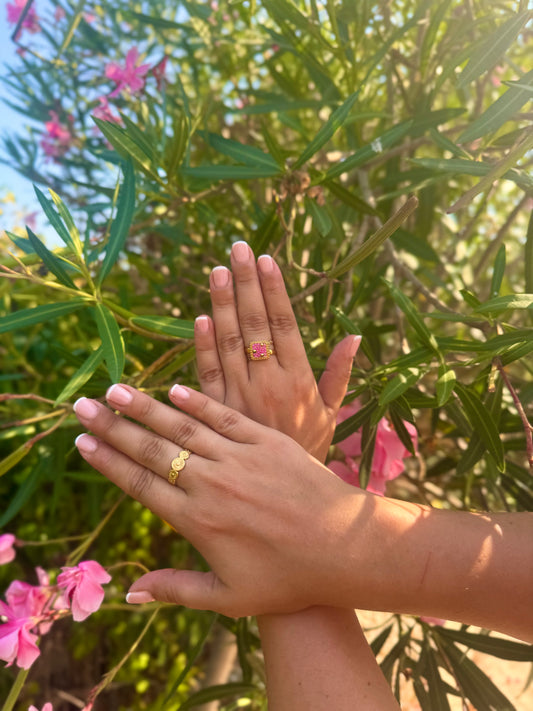 Bague Rosace