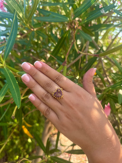 Bague Étreinte Pourpre
