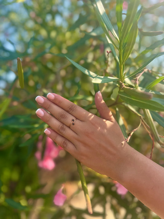 Bague Duo Ébène