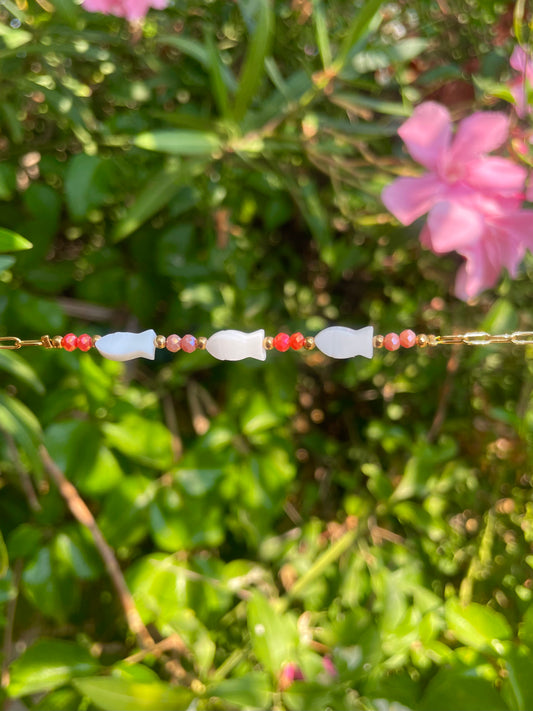 Bracelet Triptyque Orange