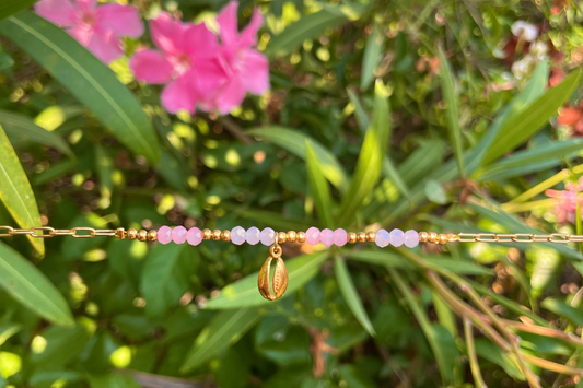 Bracelet Cauris Rose